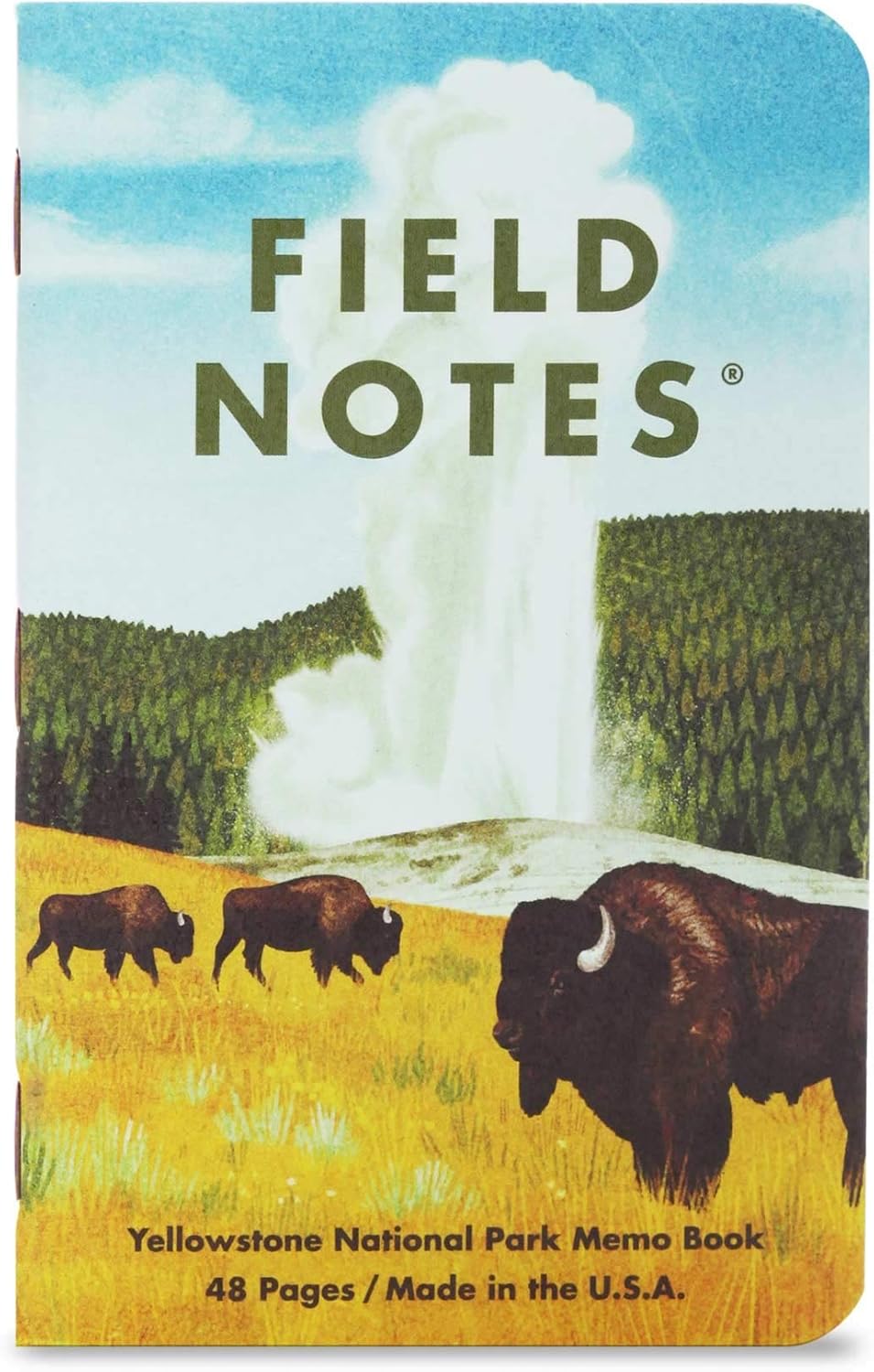 Field Notes: Original Kraft 3-Pack - Mixed Paper (1 Graph/Grid, 1 Ruled/Lined, 1 Plain/Blank) Memo Books - 48 Page Pocket Notebooks - 3.5" x 5.5"