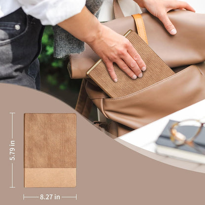 Lined Journal Notebook for Work College Ruled Note Book 5.79"x8.27"A5 PU Leather Daily Journaling 216 Pages for Women Men Writing Home School Supplies Business (Dark Green)
