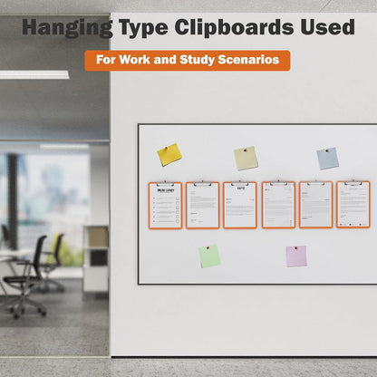 Plastic Clipboards 2 Pack, A4 Black Clip Board 8.5x11 for Classroom, Students, Kid, Woman, Size 9" x 12.5" with Low Profile Clip, Office & School Supply