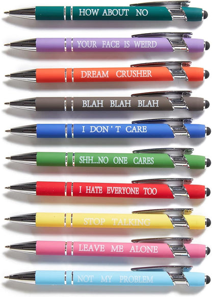 20 Pieces Ballpoint Pen Refills Black Ink 1.0mm Medium Point Smooth Writing Replacement Gel Ink Refills for Retractable Ballpoint Pen School Office Supplies