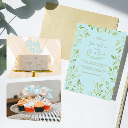 110lb White Cardstock 8.5x11, Goefun 100 Sheets Heavyweight White Card Stock 300 GSM for Invitations, Menus, Poster, DIY Card
