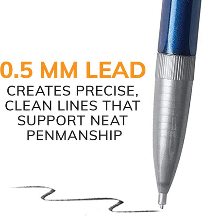 BIC Xtra-Sparkle Number 2 Mechanical Pencils With Erasers, Medium Point (0.7mm), 24-Count Pack, Mechanical Pencils for School Supplies