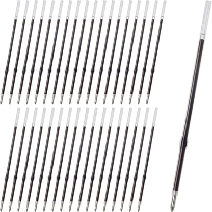 LINFANC 36pcs Ballpoint Pen Refills Black Ink Medium Point 1.0mm Tip Smooth Writing Pen Refill (36 Black)