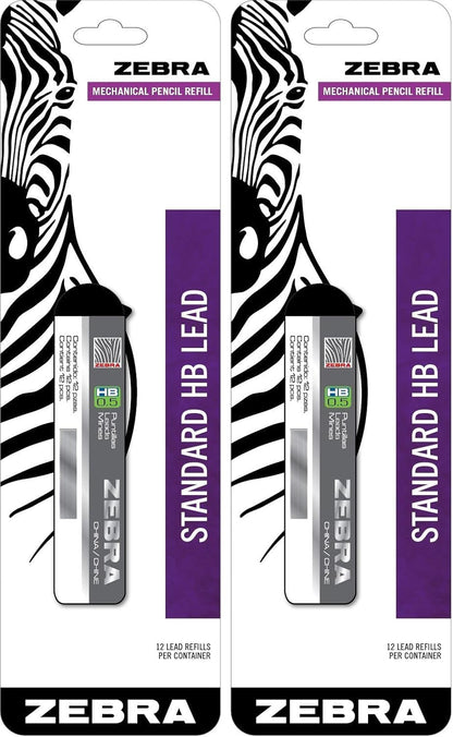 Zebra Pen Standard HB Lead Mechanical Pencil Refill, 0.7mm, 1 Pack