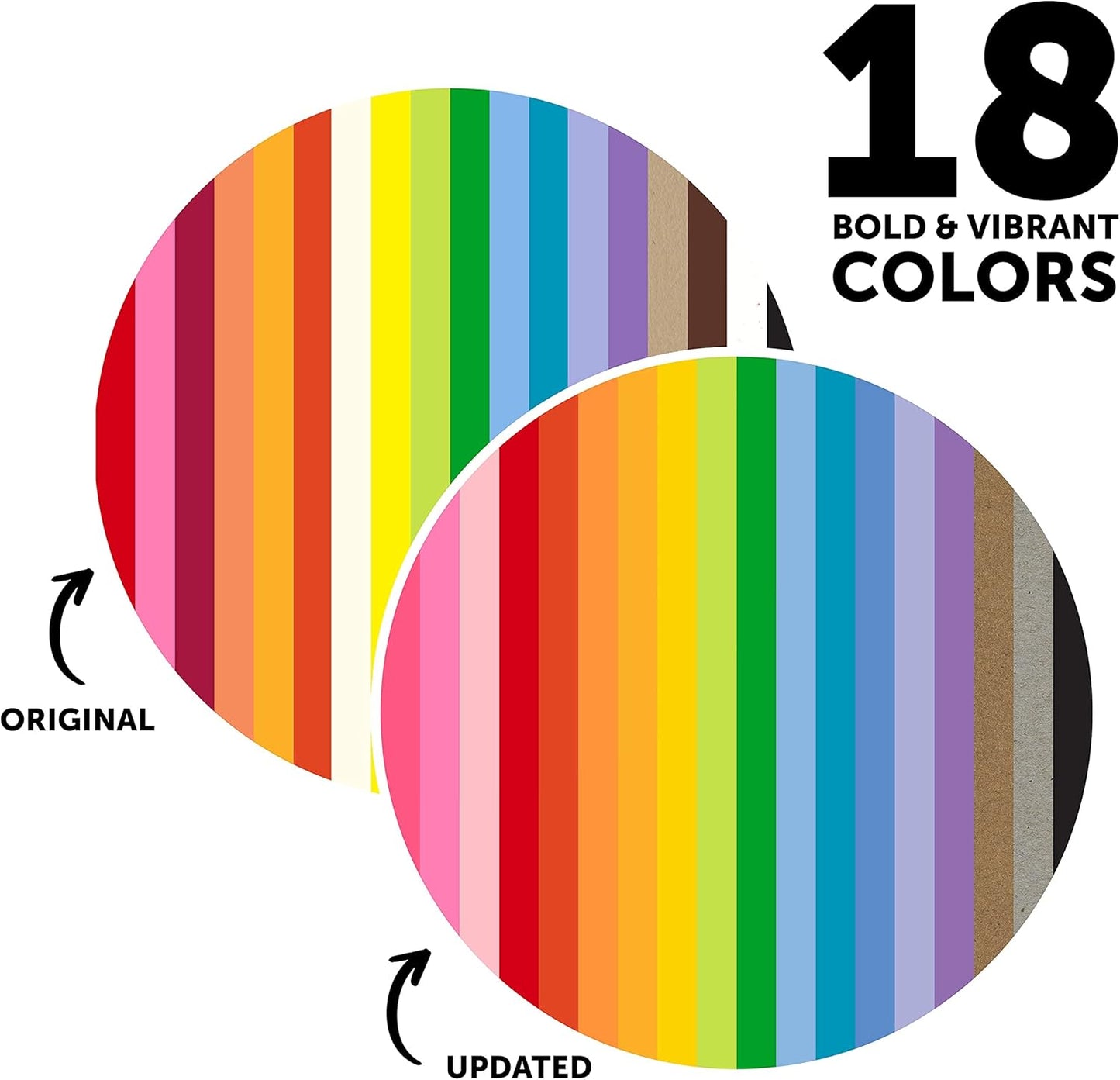 Neenah Astrodesigns Cardstock Pack 8.5"X11" 72/Pkg - 18 Bold & Vivid Colors