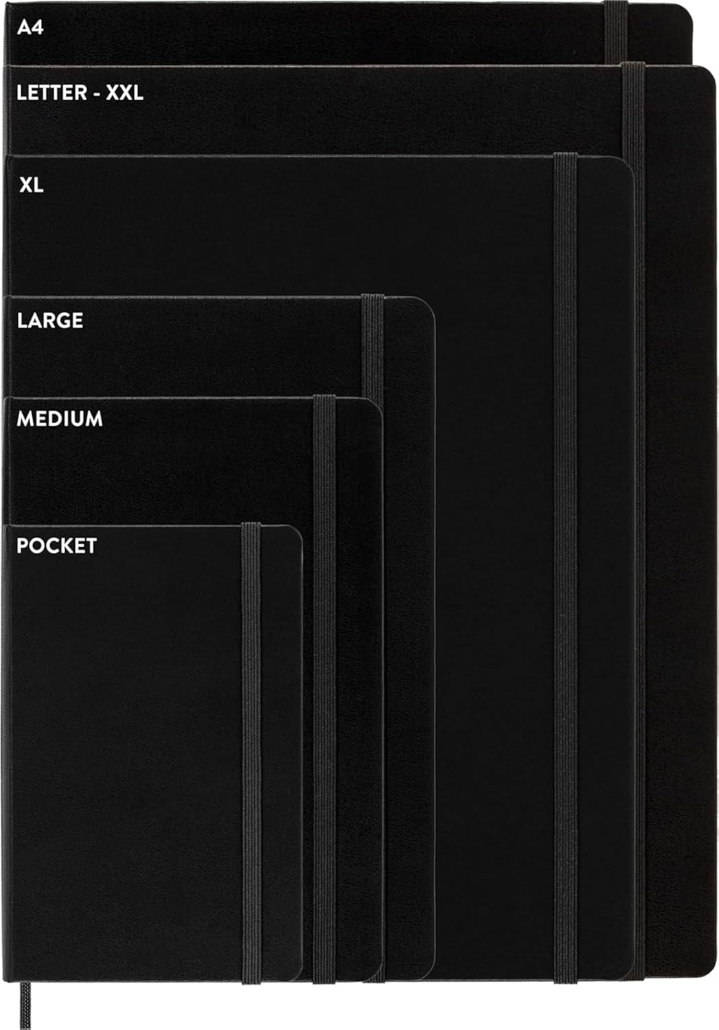Moleskine Classic Notebook, Large, Squared, Red, Hard Cover (5 x 8.25)