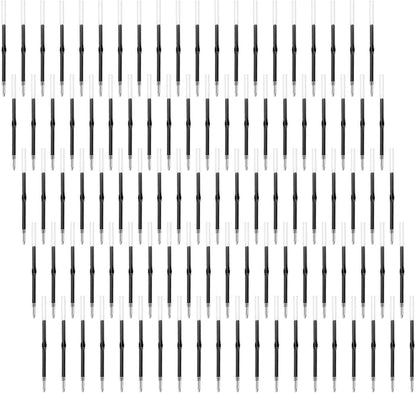 jiebor 100Pcs Beadable Pens Refills Ballpoint Pens Refills Black Ink 1.0mm for Plastic Bead Pens Office Supplies 2.44 Inch