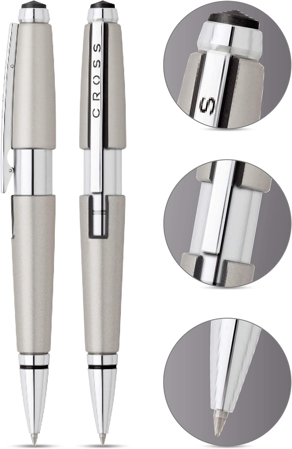 Cross Edge Matte Black Lacquer Gel Rollerball Pen