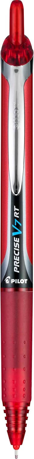 Pilot Precise V7 RT Refillable & Retractable Liquid Ink Rollerball Pens, Black Ink Pens, Fine Point (0.7 mm), 14-Pack - Ideal for School, Journaling, and Office Writing