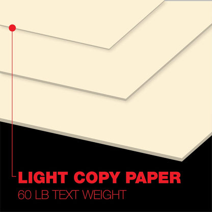 Accent Opaque Cream Printer Paper, 8.5” x 11” 28lb Bond/70lb Text Copy Paper – 500 Sheets (1 Ream) – Premium Computer Paper with Smooth Finish – 97 Bright, 104gsm – Warm White Copy Paper – 188176R