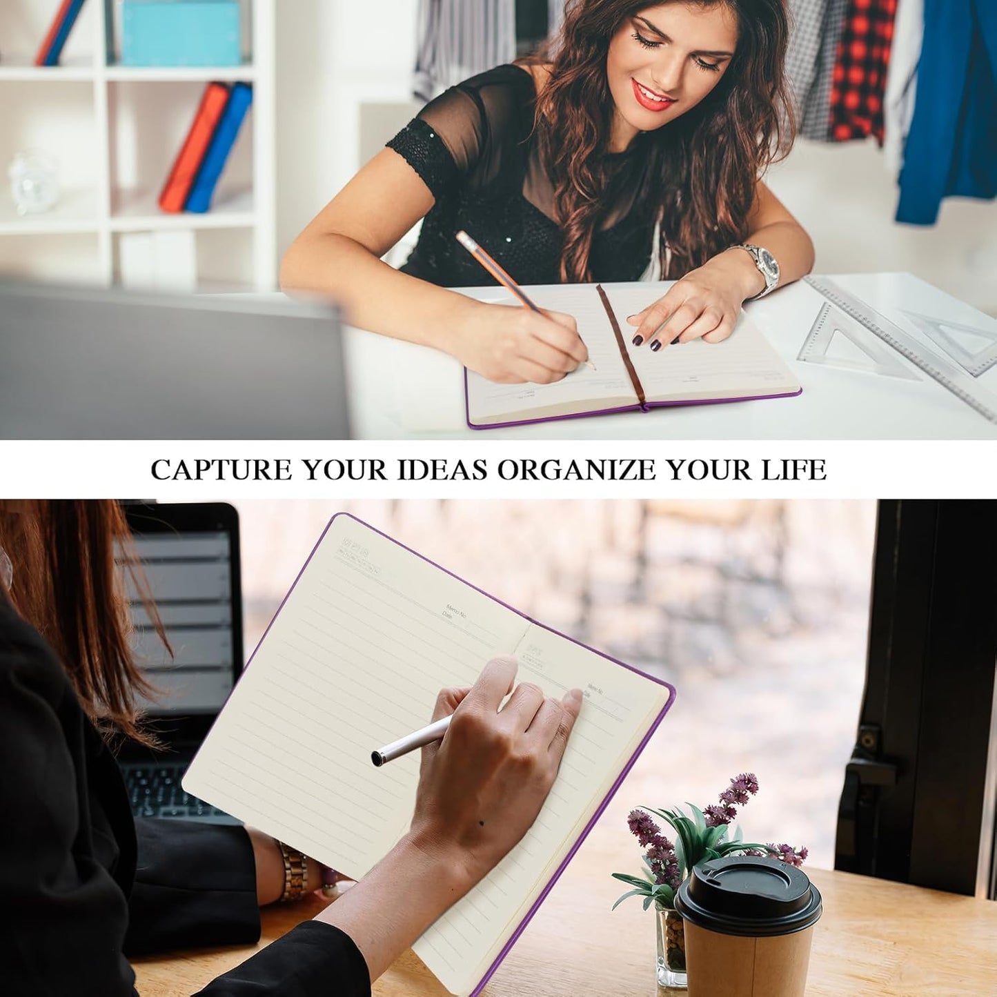 Dragonfly Gifts for Women,Journal for Women,A5 Hardcover Leather Journal - 200 Pages Premium Paper Notebook, Journal Notebook for School, Work (Dragonfly Pink)