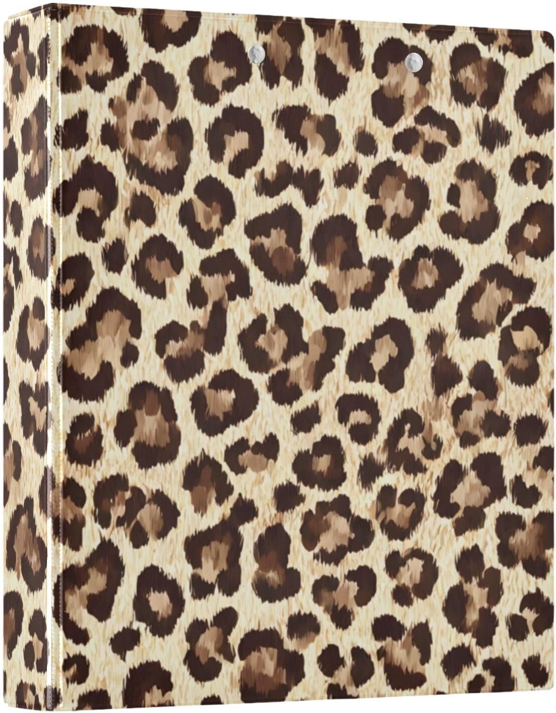 ALAZA Brown Forest Camo Camouflage 3 Ring Binder 1.5 Inch Three Ring Office Binders w/clipboard & 3 Pockets, Hold 200 Sheets, 1 pc