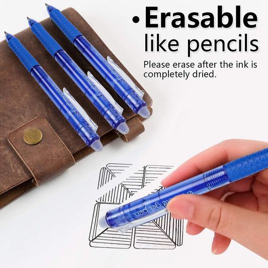 Vanstek 15 Colors Retractable Erasable Gel Pens Clicker, Fine Point(0.7), Make Mistakes Disappear, Premium Comfort Grip for Drawing Writing Planner and School Supplies
