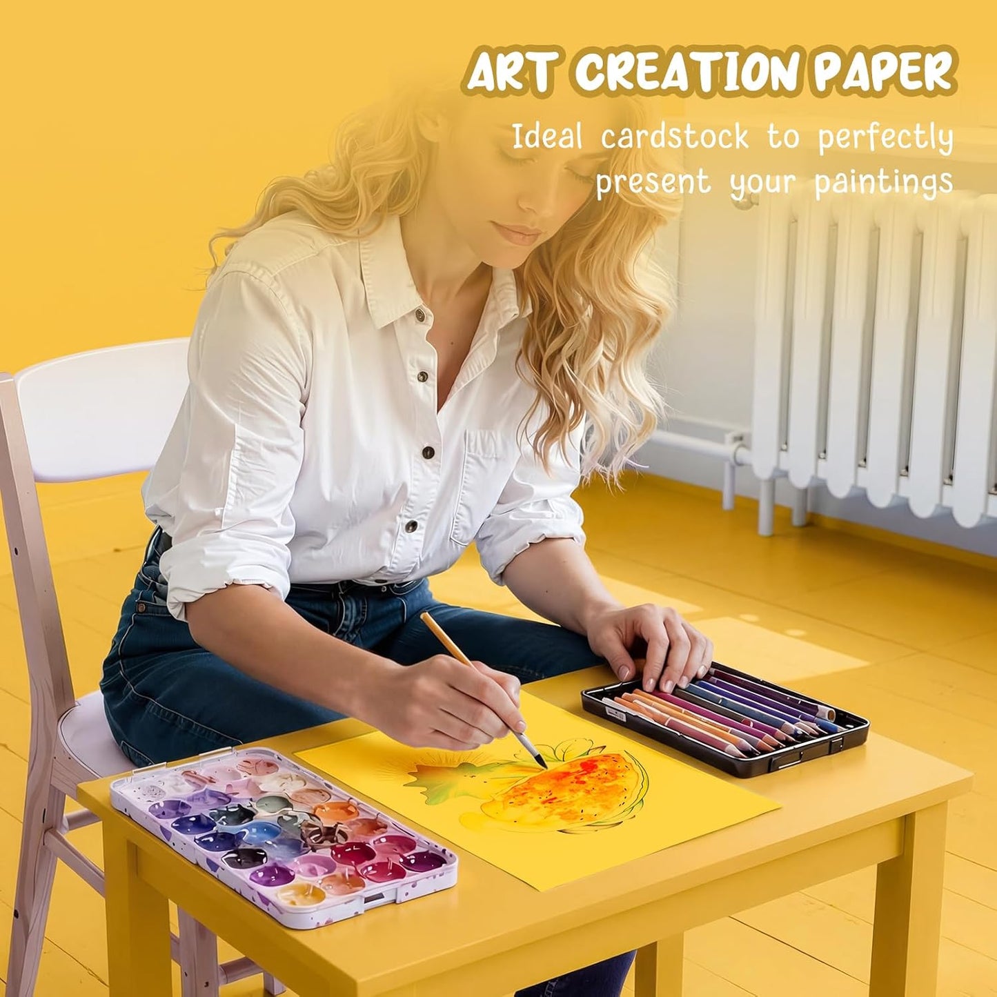 40 Sheets Cream Cardstock Paper 8.5 x 11, Ivory Cardstock Printer Paper 8.5x11, Off White Card Stock Paper 8.5 x 11, 200 GSM Construction Paper for DIY Cards, Greeting Cards, Wedding Invitations