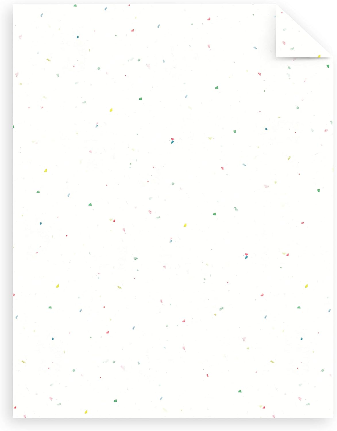 Astrobrights Mega Collection, Colored Cardstock, Bright Confetti White, 320 Sheets, 65 lb/176 GSM, 8.5" x 11" (91683)
