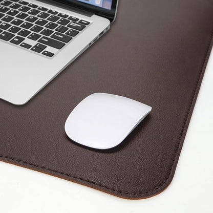 Large Desk Mat 47.2" x 17" Leather Desk Pad Protector with Natural Cork & PU Leather, Non-Slip Office Desk Mat, Large Mouse Pad, Waterproof Desk Blotter pad for Office&Home(Black)