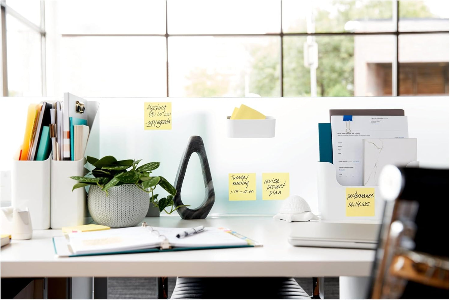 Post-it 100% Recycled Paper Super Sticky Notes, 3 in. x 3 in., 12 Pads, 70 Sheets per Pad, Wanderlust Pastels, School Supplies and Office Products