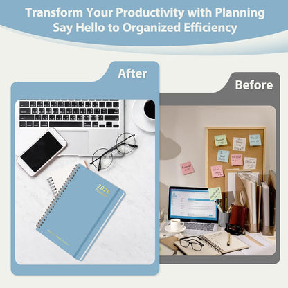 Planner 2026-2027, Weekly and Monthly Academic Year Calendar Planner, July 2026 - June 2027, Daily Agenda Book for Office School Supplies, A5(6.3'' x 8.5'')