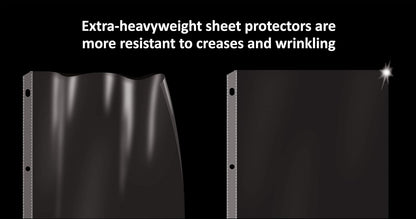 GOLD SEAL 25 Count Diamond Clear Extra Heavyweight Sheet Protectors, 4 mils Strong,8.5 x 11, Top Load, 25 Pack