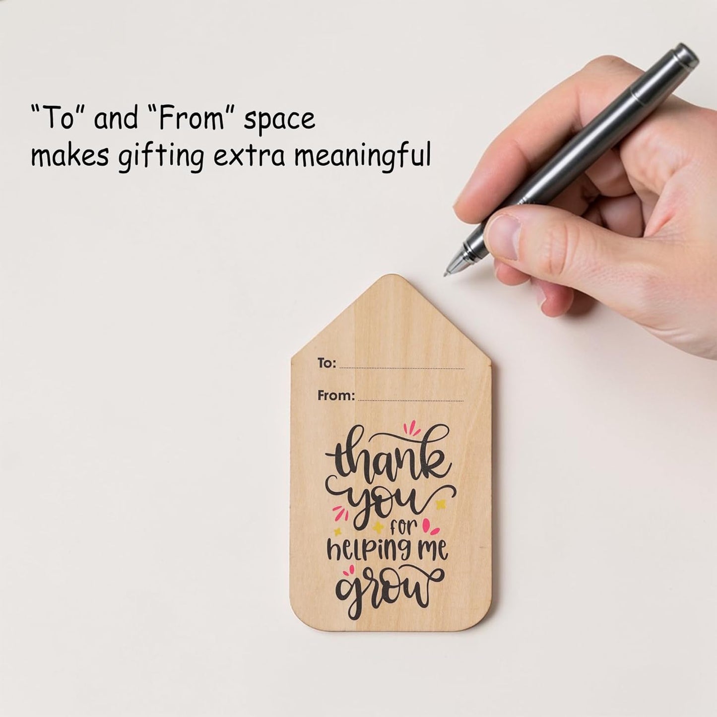 Wooden Cute Pencil Gift Card Holder 3.36x6 inches, Graduation Cash Holder for Class of 2026, Teacher Appreciation Gifts, Creative Money Gift Idea for Students, Teacher Gift, Teacher Appreciation Gifts