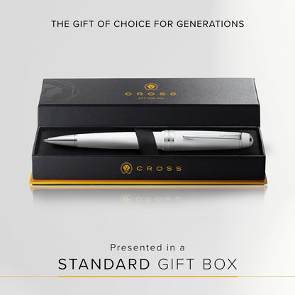Cross Bailey Light Refillable Ballpoint Pen Presented in a Everyday Gift Box - Medium Point, Black Ink, Polished Green
