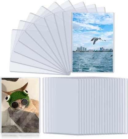 8.5" x 11" Hard Plastic Sheet Protectors, Rigid Clear Waterproof Protectors, Paper Sleeves Photo Plastic Sleeves (14 Pack)
