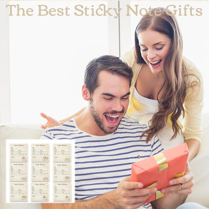 Inspirational Sticky Notes Gifts - 9 Pack Funny Positive Quotes Notepads 3x3 Inches, Fun Motivational Self-Adhesive Memo Pads Office Study Supplies for Friends Coworkers (450 Sheets)
