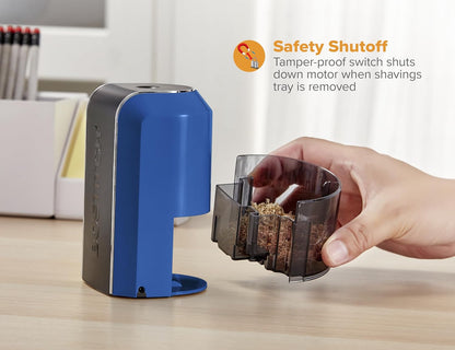 Bostitch Office Vertical Electric Pencil Sharpener, Powerful Stall-Free Motor, Prevents Over-Sharpening, Black