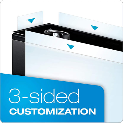 Cardinal Binder Performer with ClearVue Covers, 1.5" Round Rings, 350-Sheet Capacity, White