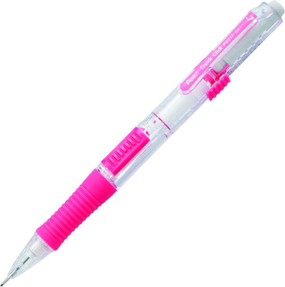 Pentel Quick Click Mechanical Pencil, (0.7mm), Medium, Black Barrel, Box of 12 Pencils (PD217A)