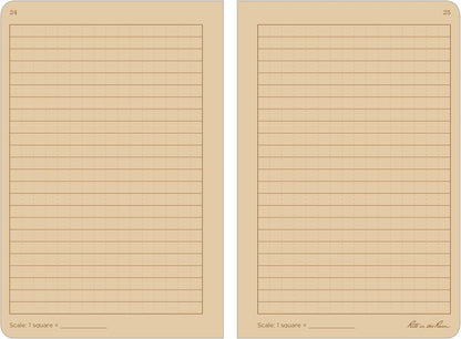 Rite In The Rain Weatherproof Stapled Notebook, 4.625" x 7", Orange Cover, Universal Pattern, 3 Pack (No. OR71FX)