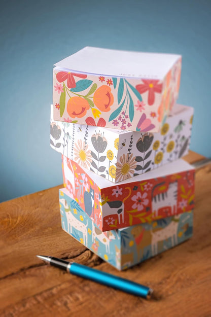 Karma, Block Notepad, 500 Sheet Memo Paper Cube, Non-Sticky Memo Pad Cube for Office, and Home, Dog