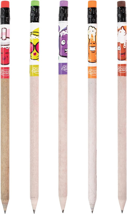 Spring Smencils - HB #2 Scented Pencils, 5 Count, Gifts for Kids, School Supplies, Classroom Rewards, Easter basket stuffers
