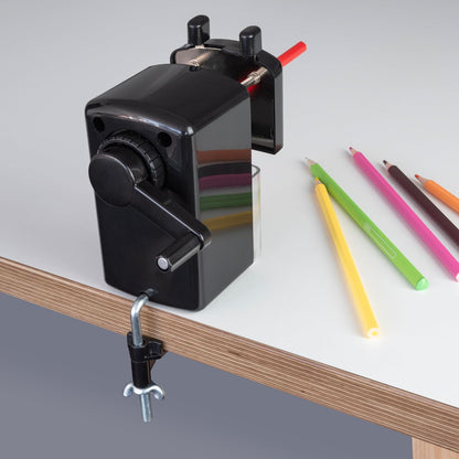 Rapesco 64 Desk Top Pencil Sharpener, Black (R64000B2)