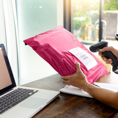 Metronic White Poly Mailers 14.5x19 100 Pack, Large Shipping bags Self-Seal Shipping Envelopes , Packaging Envelope for Small Business, Boutique, Clothing
