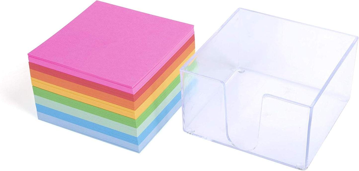 Mintra Office Memo Pads (1pk, Memo Cube - White)
