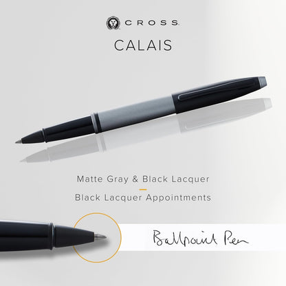 Cross AT0115-18 Calais Matte Metallic Rollerball Pen, Midnight Blue
