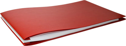 11x17 Report Cover Pressboard Binder Poly Panels Includes Fold-Over Metal Fasteners Blue Package of 6