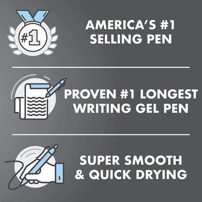 Pilot Precise V5 RT Retractable Liquid Ink Rollerball Pens, Extra Fine Point, 0.5mm, Red Ink, 6 Count