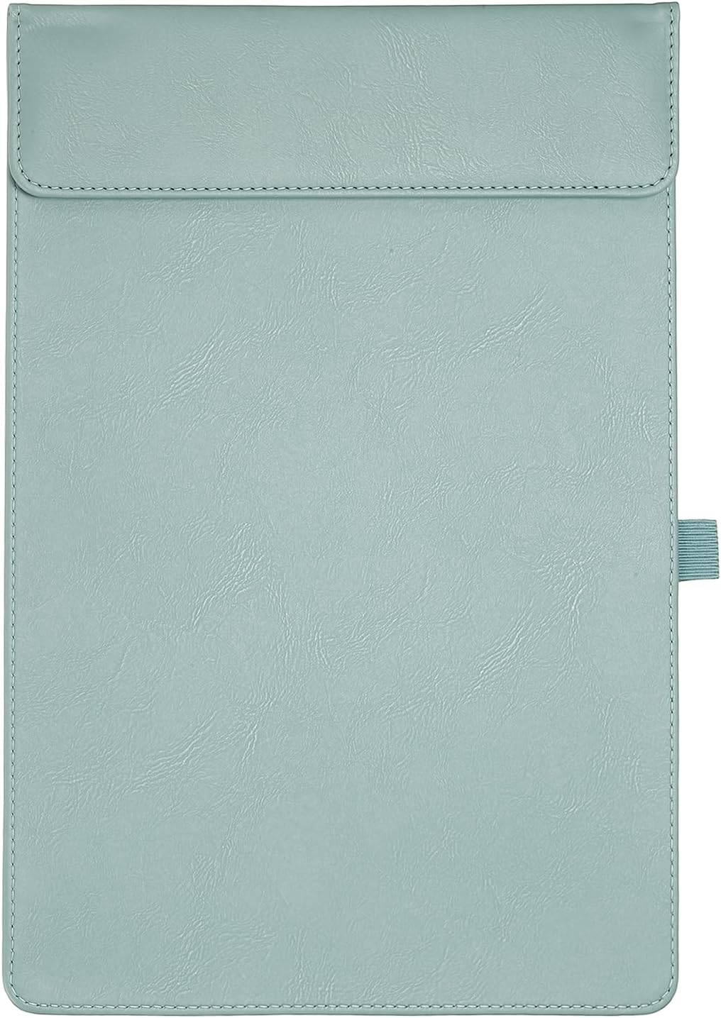 PATIKIL A4 Letter Size PU Leather Clipboard, 9.5"x13.5" Business Magnetic Padfolio with Pen Holder Organizer Office Folder Writing Board Style 2, Black