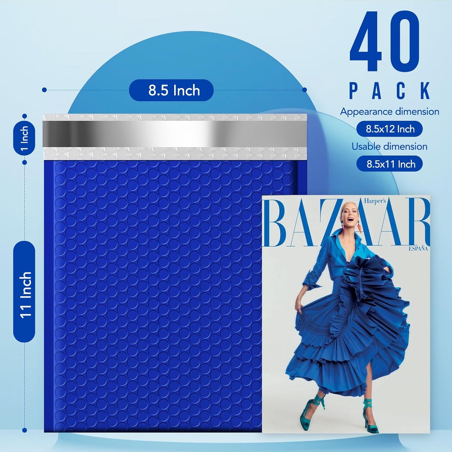 Fuxury Black Bubble Mailers 4x8" 100 Pack Waterproof Padded Envelopes Usable Size 4x7" Self Seal Bubble Envelopes Padded Mailers for Small Business, Envelope Mailers
