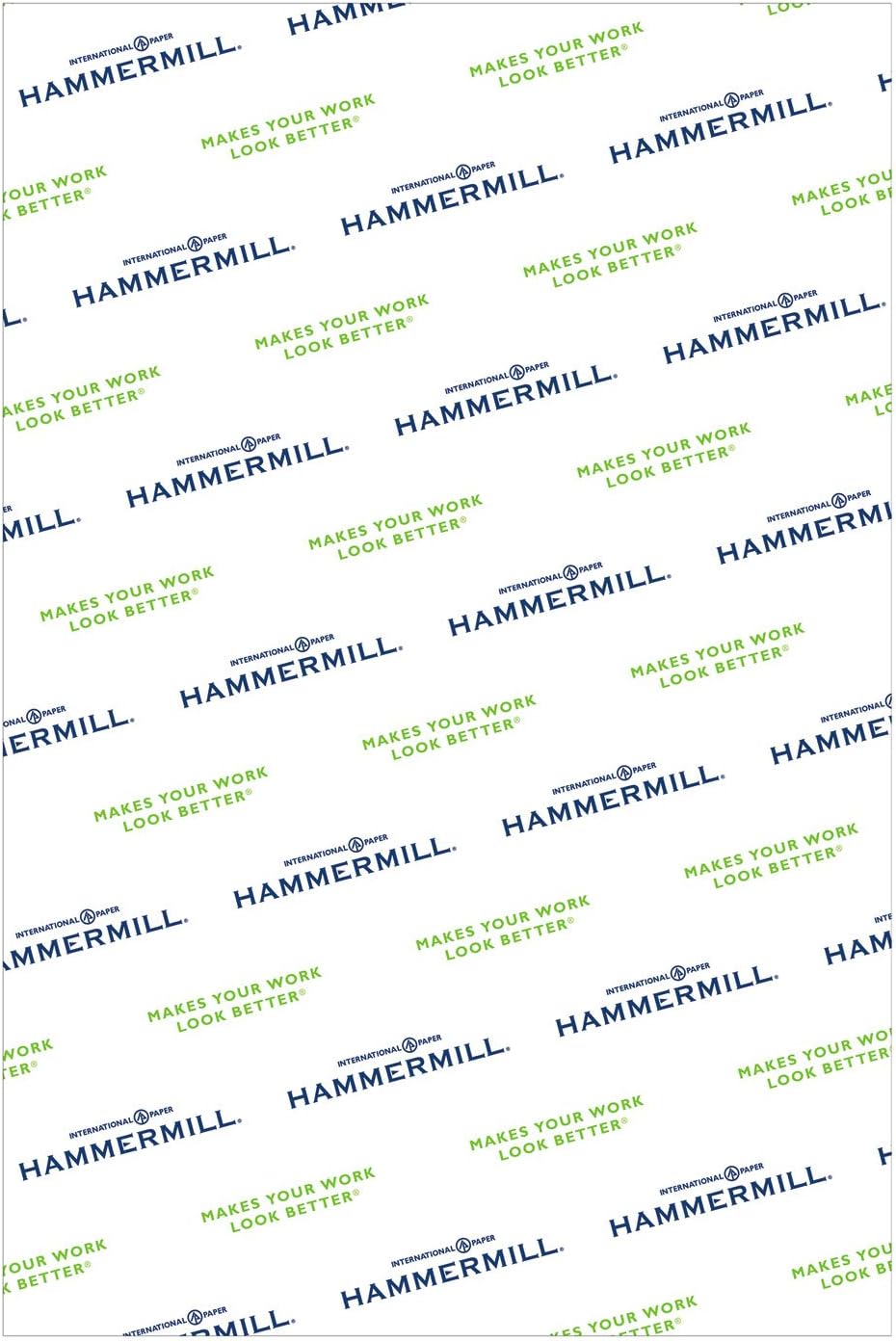 Hammermill Printer Paper, Premium Color 28 lb Copy Paper, 8.5 x 11-5 Ream (2,500 Sheets) - 100 Bright, Made in the USA, 102450C, White