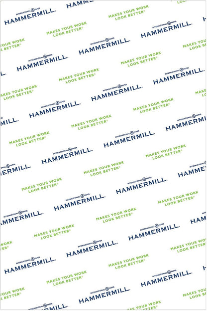 Hammermill Printer Paper, Premium Color 28 lb Copy Paper, 8.5 x 11-5 Ream (2,500 Sheets) - 100 Bright, Made in the USA, 102450C, White