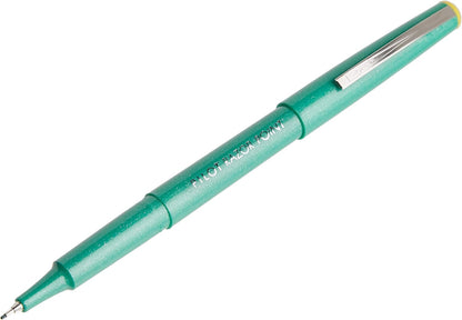 PILOT Razor Point Fine Line Marker Stick Pens, Ultra-Fine Point (0.3mm) Green Ink, 12-Pack (11007)