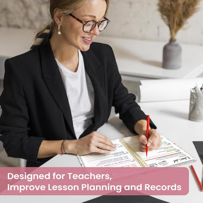 Planner 2026-2027, Academic Year Monthly and Weekly Calendar Planner, Jul 2026 - Jun 2027, Hardcover Teacher Student Planning Agenda book with Tabs, Perfect for School Office Supplies, 6.3" x 8.5" - Wildflowers