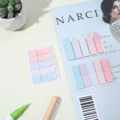 600 Pcs Sticky Indexing Tabs Page Markers Sticky Index Tab Post Tabs Flags Stickers Book Annotation Bookmark Notes for Book Notes Easy Remove Reading Index Folders File Note
