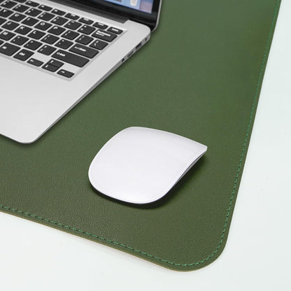 Large Desk Mat 47.2" x 17" Leather Desk Pad Protector with Natural Cork & PU Leather, Non-Slip Office Desk Mat, Large Mouse Pad, Waterproof Desk Blotter pad for Office&Home(Black)