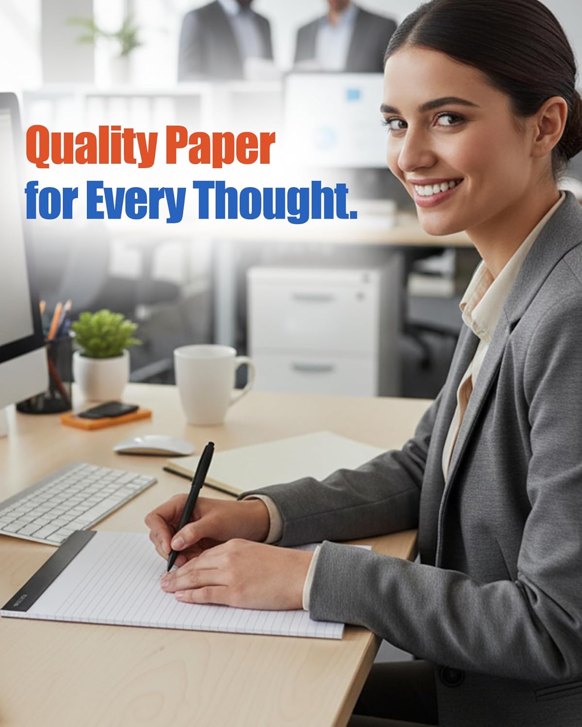 Mintra Office Colorful Legal Pads - Includes 2 Blue, 2 Pink, and, 2 Green Writing Pads, Micro Perforated Lined Sheets, Ideal for Professional & Personal Use, 5"x8" Narrow Ruled, 6 pack Basic Pastel