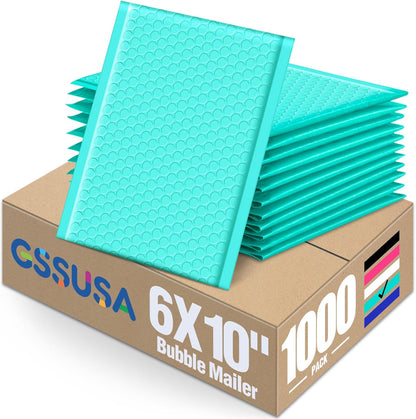 GSSUSA Black Bubble Mailers 4x8 Inches 50 Pack, Usable Size 4X7" Bubble Envelopes for Small Business, Padded Envelope, Shipping Mailers, Packaging Bags, Mailing Envelopes, Shipping Supplies