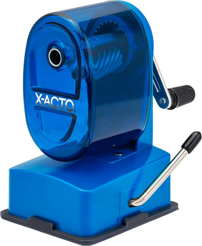 X-ACTO Bulldog Manual Pencil Sharpener w/Vacuum Mount, Colors May Vary, 1 Count